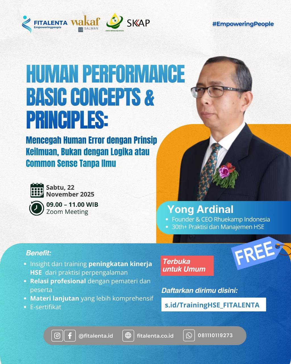 Free Webinar: Human Performance